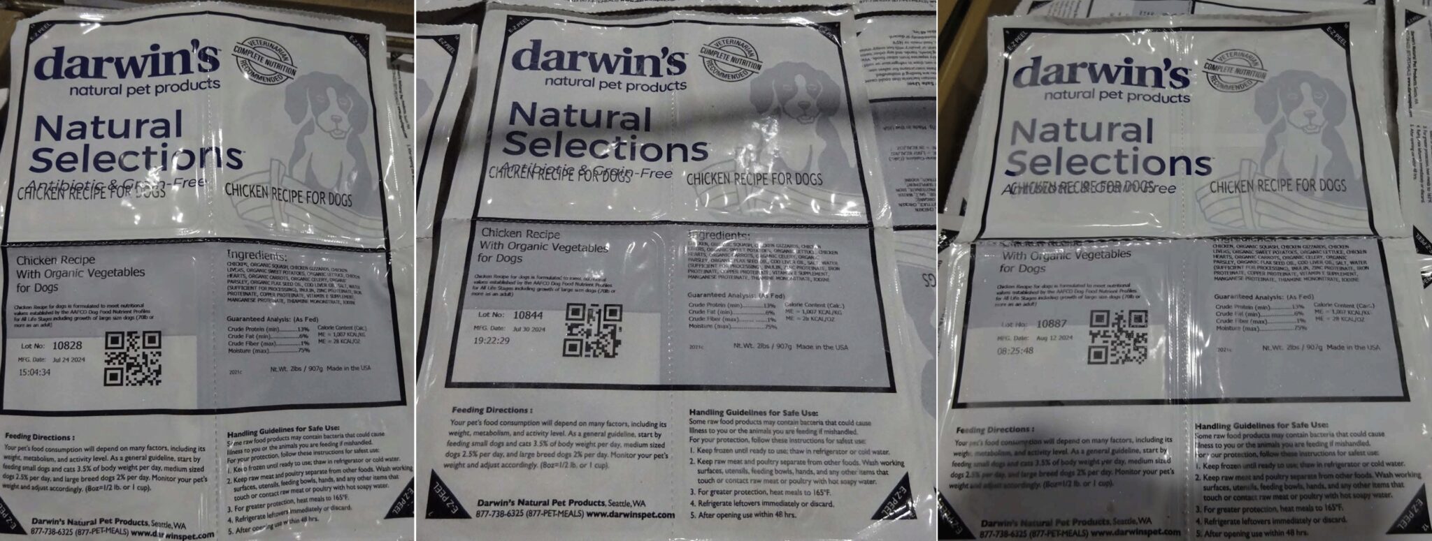 Darwin's natural pet products dog food