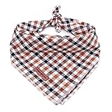 Unique style paws Dog Bandana, 1PC Washable Square Fall Dog Scarfs for Small Medium Large Dogs Adjustable Dogs Bib Scarfs for Girl or Boy Dogs