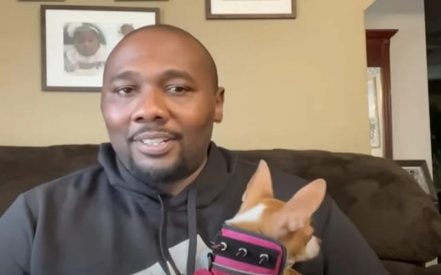 Bathrobe Wearing Mans Bold Move Saves Dog from Coyote Video Hits 6M Views