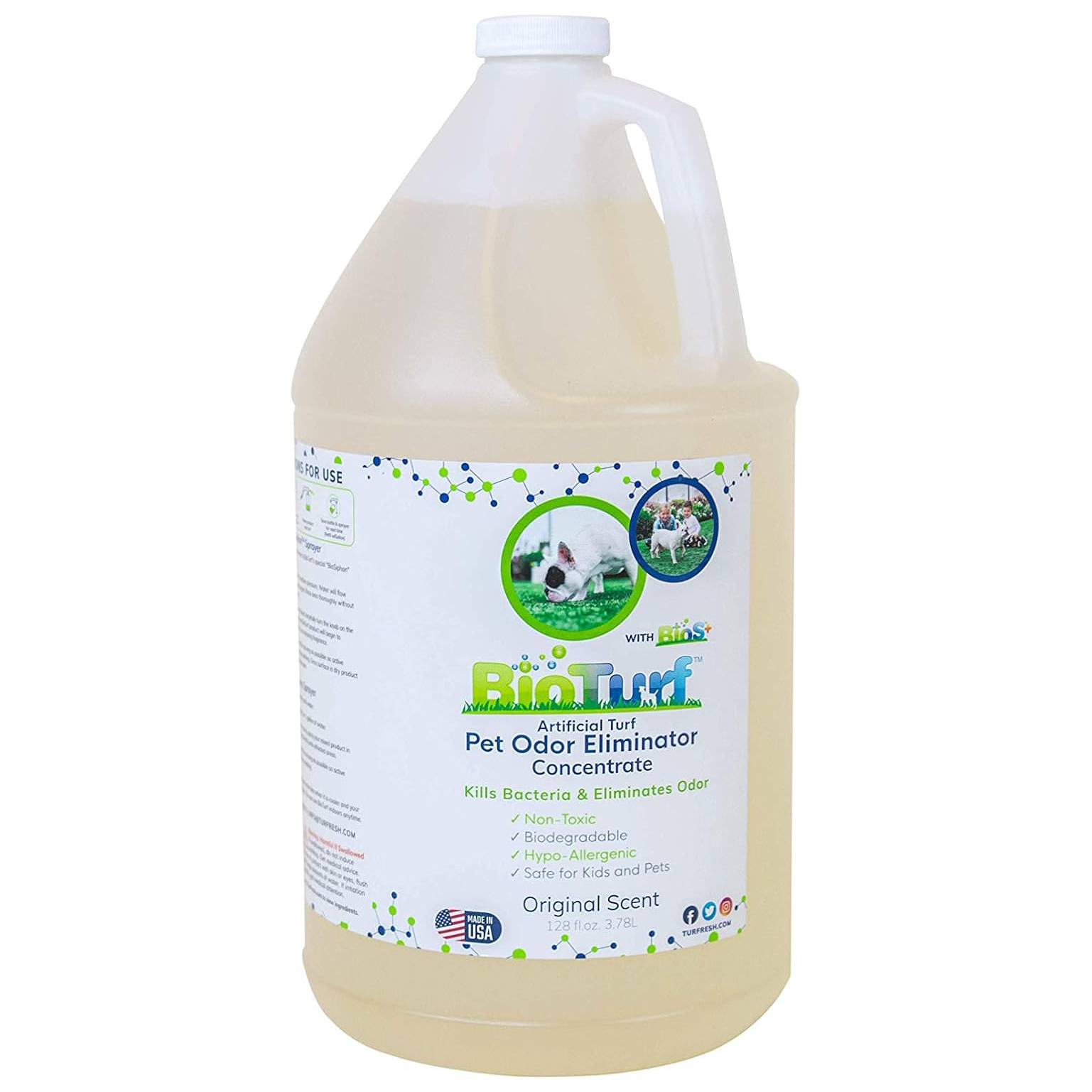 BioTurf BioS+ Artificial Turf Pet Odor Eliminator Concentrate