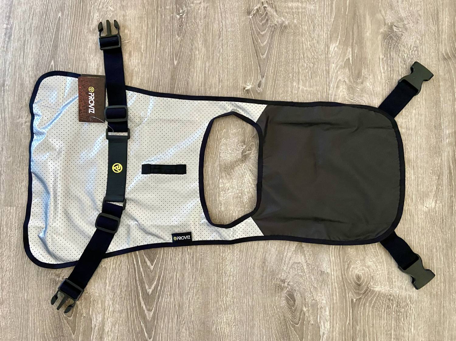 Proviz Explorer Dog Vest Review - vest on floor