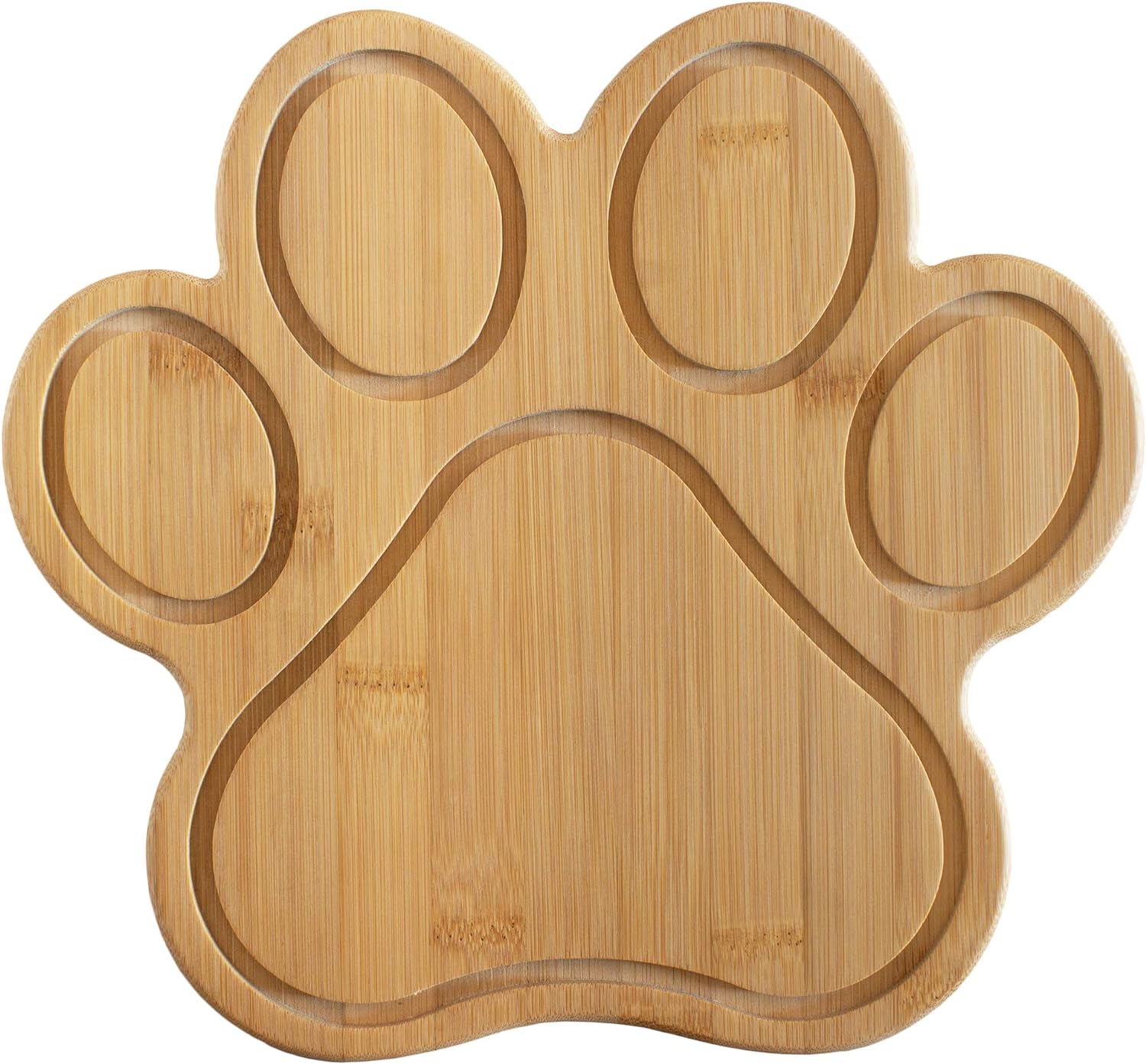 Totally Bamboo Paw Shaped Bamboo Wood Cutting Board