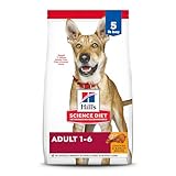 Hill's Science Diet Adult 1-6, Adult 1-6 Premium Nutrition, Dry Dog Food, Chicken & Barley, 5 lb Bag