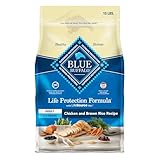 Blue Buffalo Life Protection Formula Adult Dry Dog Food, Helps Build and Maintain Strong Muscles, Made with Natural Ingredients, Chicken & Brown Rice Recipe, 15-lb. Bag