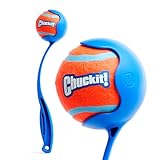 Chuckit! Sport 12M Dog Ball Launcher - Includes a 2.5-inch Diameter Medium Ball for Dogs 20-60 Pounds - Manual Tennis Ball Thrower With a Slim Ergonomic Handle - 12-inch Length Chucker