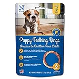 N-Bone Puppy Teething Rings Chicken Flavor Dog Treat, 6 rings per bag, 7.2-oz