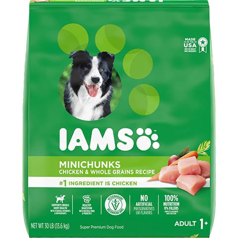 Iams Adult MiniChunks Small Kibble High Protein Dry Dog Food 2 1