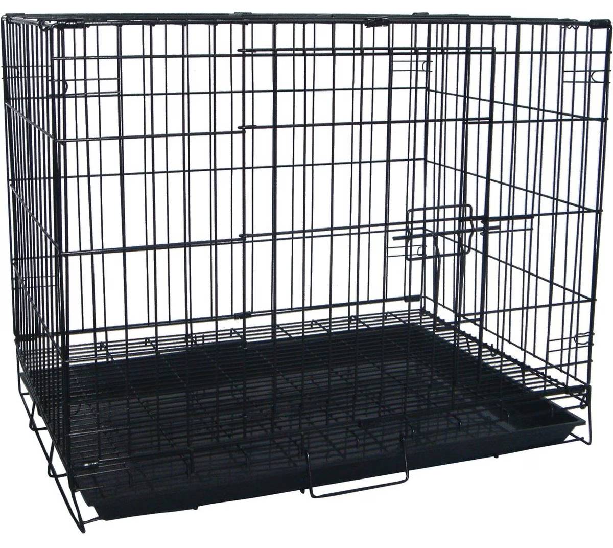 YML Collapsible Metal Small Pet Crate with Bottom Gate