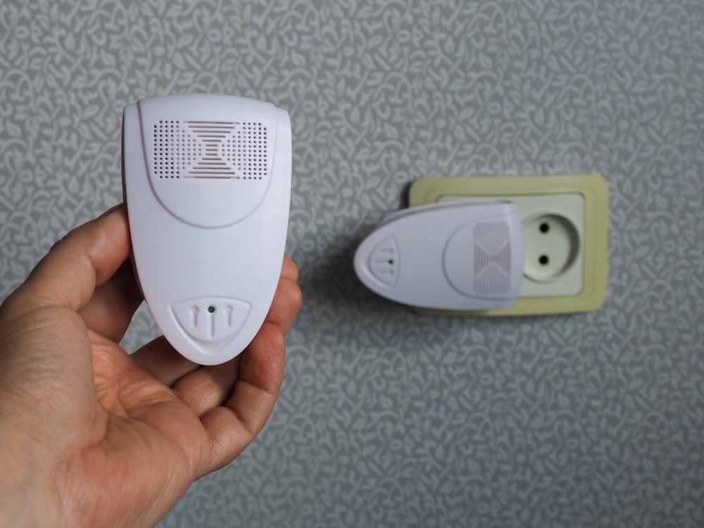 two ultrasonic pest repellers