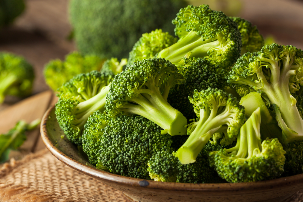 Healthy Raw Green Broccoli Ready to Cook