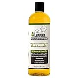 4-Legger Certified Organic Dog Shampoo - All Natural and Hypoallergenic with Aloe and Lemongrass, Soothing for Normal, Dry, Itchy or Allergy Sensitive Skin - Biodegradable - Made in USA - 16 oz