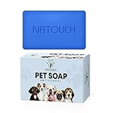 Natouch Antifungal Soap for Dog, Dog Shampoo for Allergies and Itching, Natural Soap Bar with Tea Tree Oil, and Lavender Oil, Helps with Infections & Fungus Irritation Itching