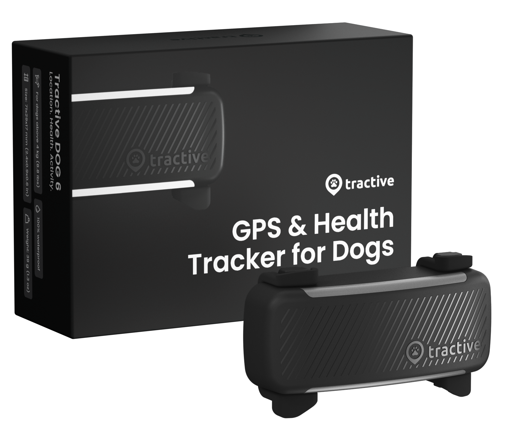 Tractive Dog GPS Health Tracker Package e1736311722398