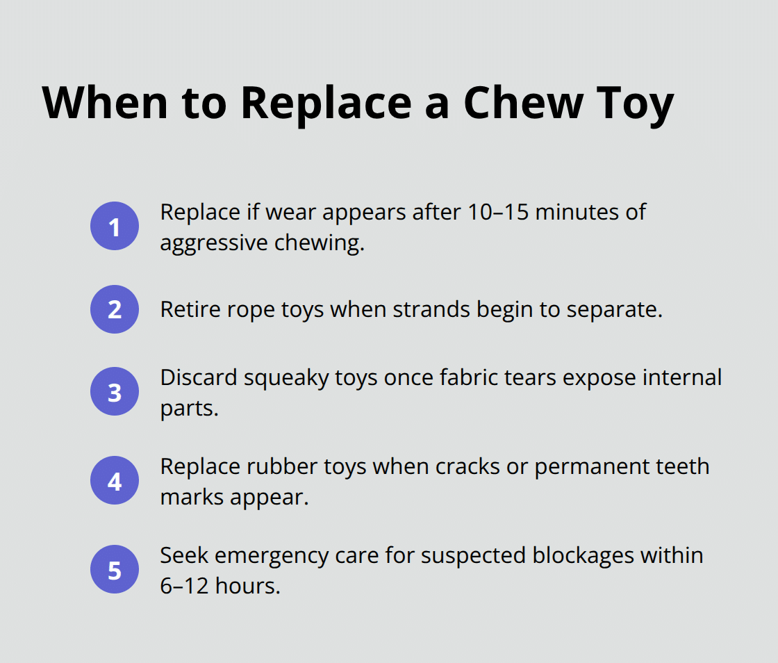 How to Ensure Dog Chew Toy Safety for Your Pet 5 Quick checklist of chew toy replacement triggers for U.S. dog owners - dog chew toy safety