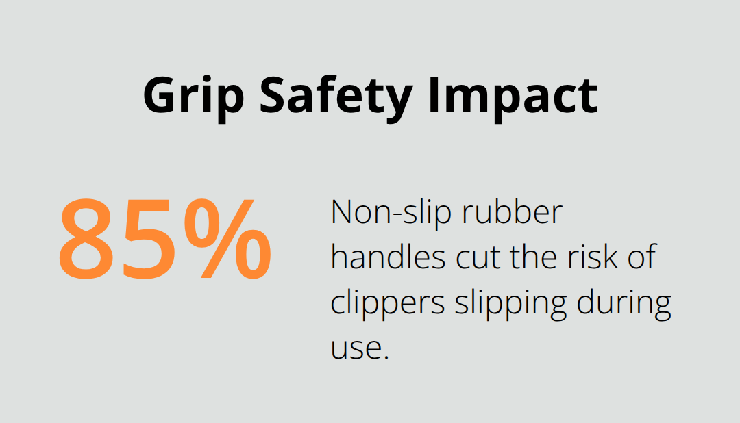 How non-slip handles reduce clipper slipping risk during nail trims
