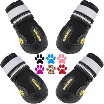 15 Wet Winter Weather Dog Products That Make Your Life Easier 21 QUMY Dog Shoes for Large Dog
