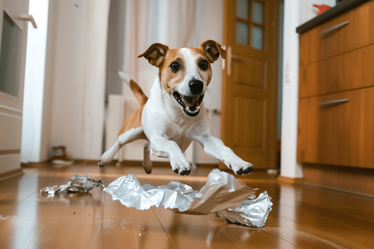 Jack Russell Terrier exploding with fearless, playful energy