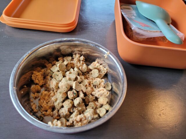 100% Ollie food up close