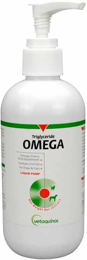 Vetoquinol Triglyceride Liquid Omega 3 Supplement for Dogs and Cats