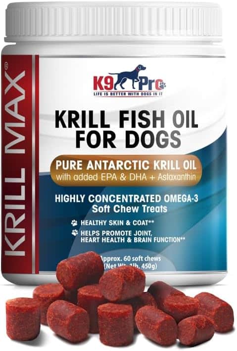 Krill Oil for Dogs Omega Bites - Fish Oil for Dogs