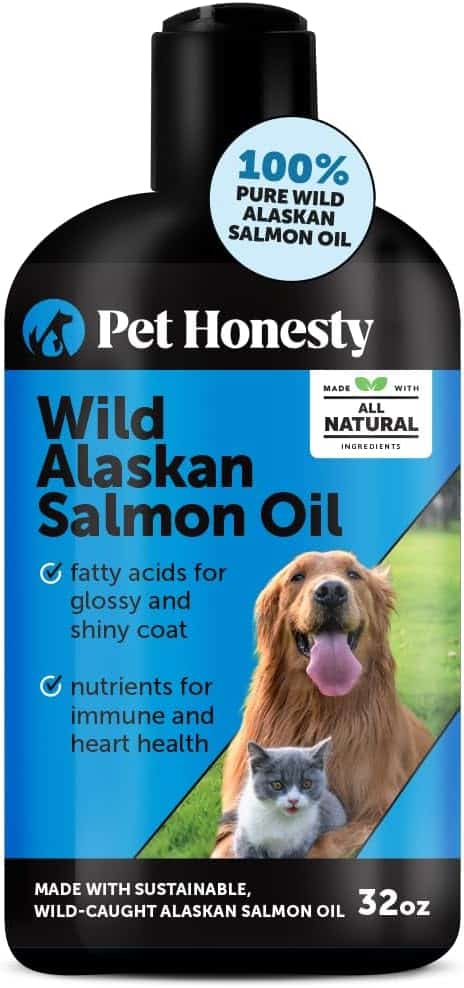 Wild Alaskan Salmon Oil, Omega-3 Fish Oil for Dogs and Cats