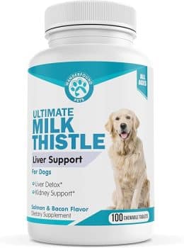 Wanderfound Pets Milk Thistle for Dogs 