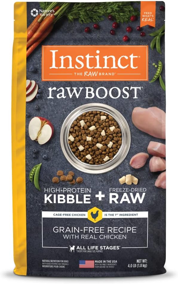 7 Best Dog Food Options For Picky Eaters – 2026 9 Instinct Raw Boost, Natural Dry Dog Food with Freeze Dried Pieces