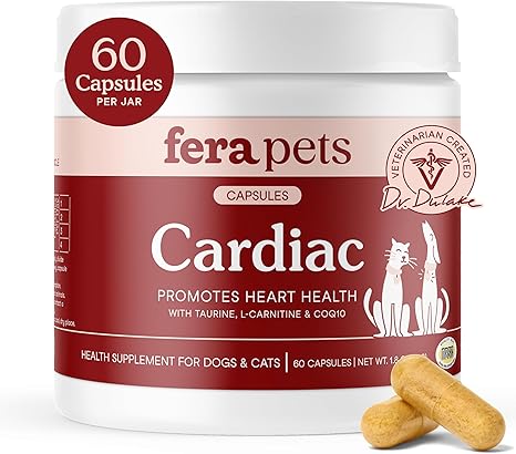 The 13 Best Heart Supplements For Dogs 11 Fera Pets Cardiac Support - Cat & Dog Heart Supplement with Taurine