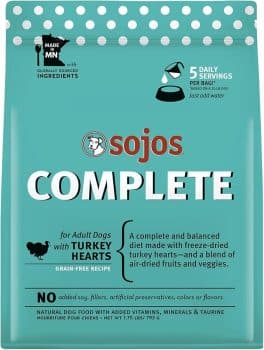 SOJOS Complete Turkey Recipe Dehydrated Dog Food