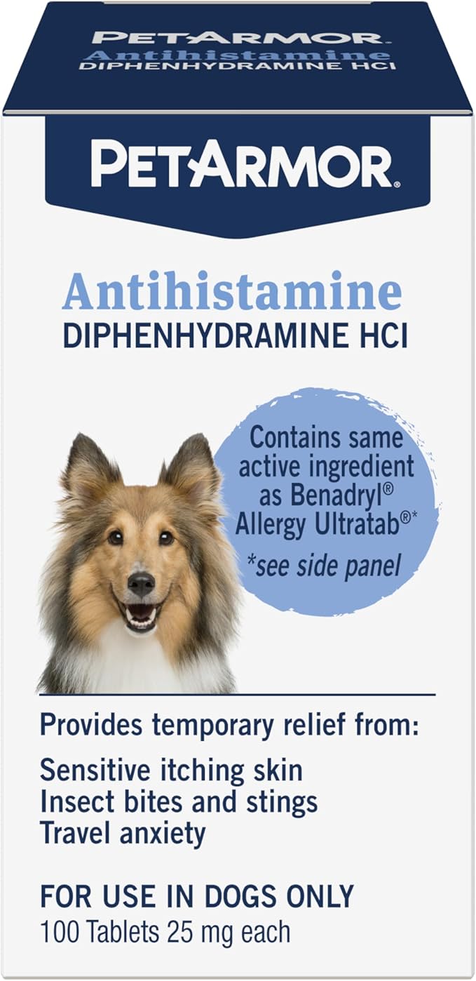 PetArmor Antihistamine Allergy Relief for Dogs