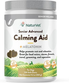 13 Senior Dog Comfort Items That Support Winter Wellness 27 NaturVet Quiet Moments Calming Aid Dog Supplement