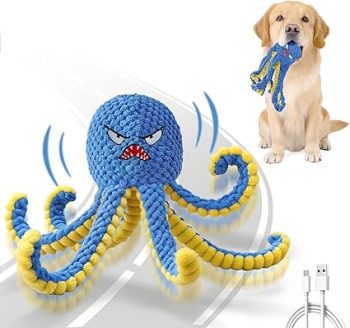 Best Value Dog Gear on Amazon (Under $50 & Prime Eligible) 15 Qraxond Interactive Dog Toys Octopus