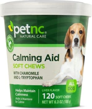5 Best Puppy Calming Treats & Chews 12 Petnc Natural Care Calming Aid Soft Chews for Dogs