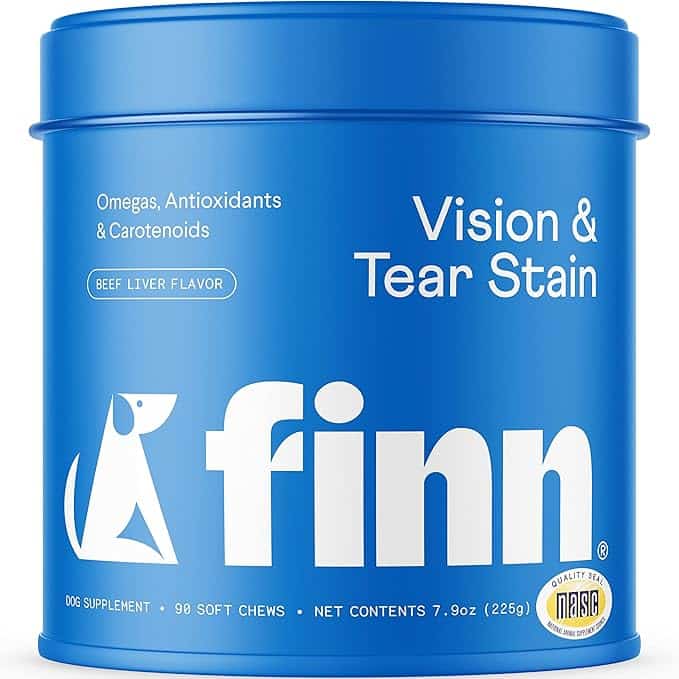 Finn Vision & Tear Stain Support for Dogs 
