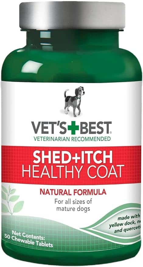 Vet's Best Healthy Coat Shed & Itch Relief Dog Supplements