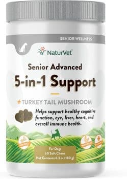 NaturVet Senior Advanced 5-in-1 Support Dog Supplement