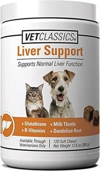 Vet Classics Liver Support Pet Health Supplement for Dogs