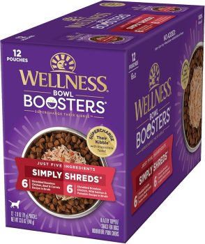 13 Dog Food Toppers Picky Eaters Actually Love 17 Wellness Bowl Boosters Simply Shreds Wet Dog Food Topper
