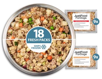 JustFoodForDogs Frozen Fresh Dog Food Topper