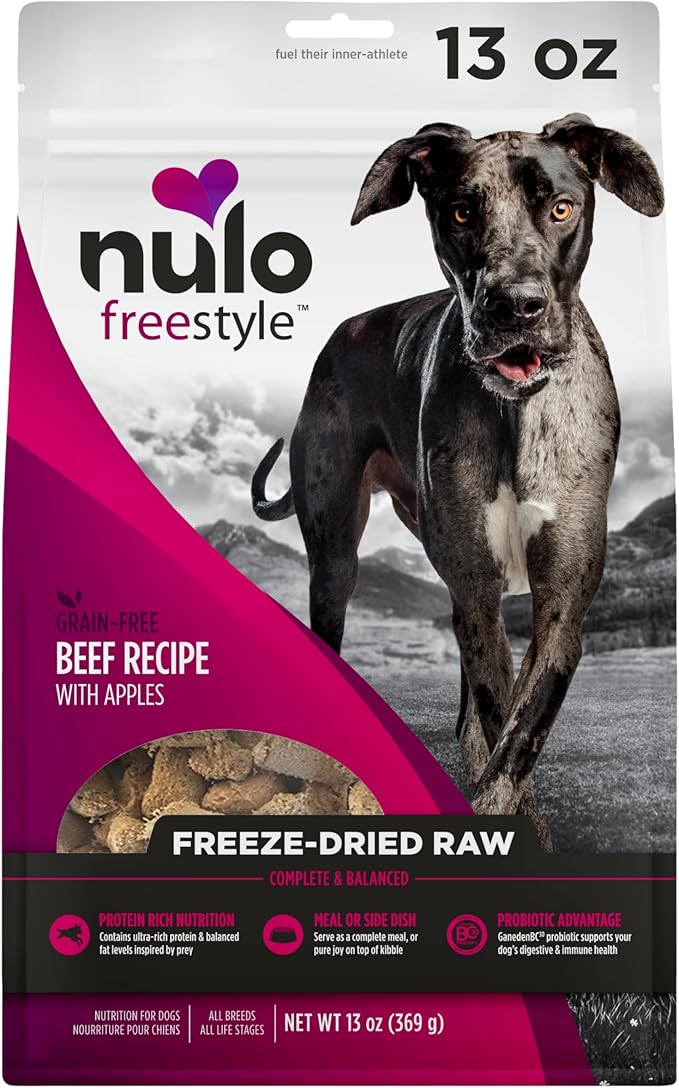 Nulo Freestyle Freeze-Dried Raw, Ultra-Rich Grain-Free