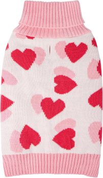 15 Sweetheart Deals on Valentine’s Day Dog Toys, Treats, and More 13 KYEESE Valentines Dog Sweater, Stretchy Pullover Dog Sweaters
