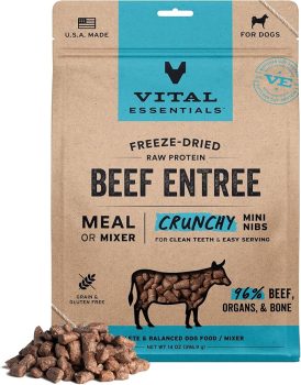 13 Dog Food Toppers Picky Eaters Actually Love 13 Vital Essentials Freeze-Dried Raw Dog Food