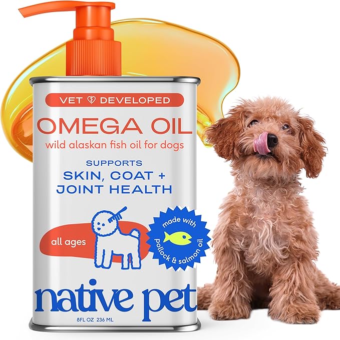 Native Pet Omega 3 Fish Oil for Dogs & Cats