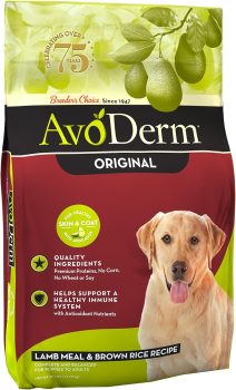 8 Best Dog Foods for Dogs with Atopic Dermatitis – 2026 9 AvoDerm Natural Lamb Meal & Brown Rice Recipe Dry Dog Food
