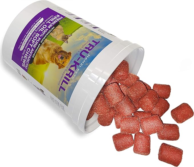  Premium Antarctic Krill Oil Soft Chews for Dogs 