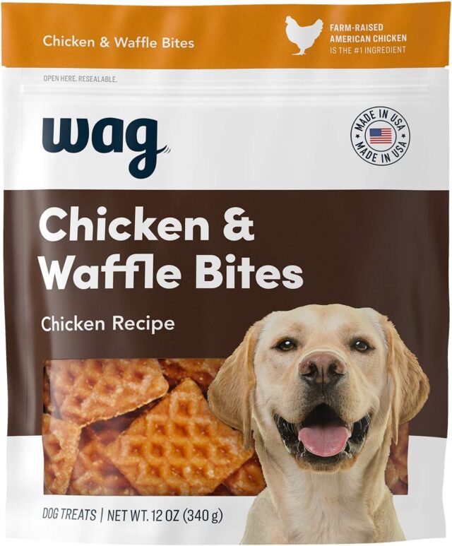 Our Picks For The 10 Best Dog Treats 13 Wag Chicken and Waffle Bites