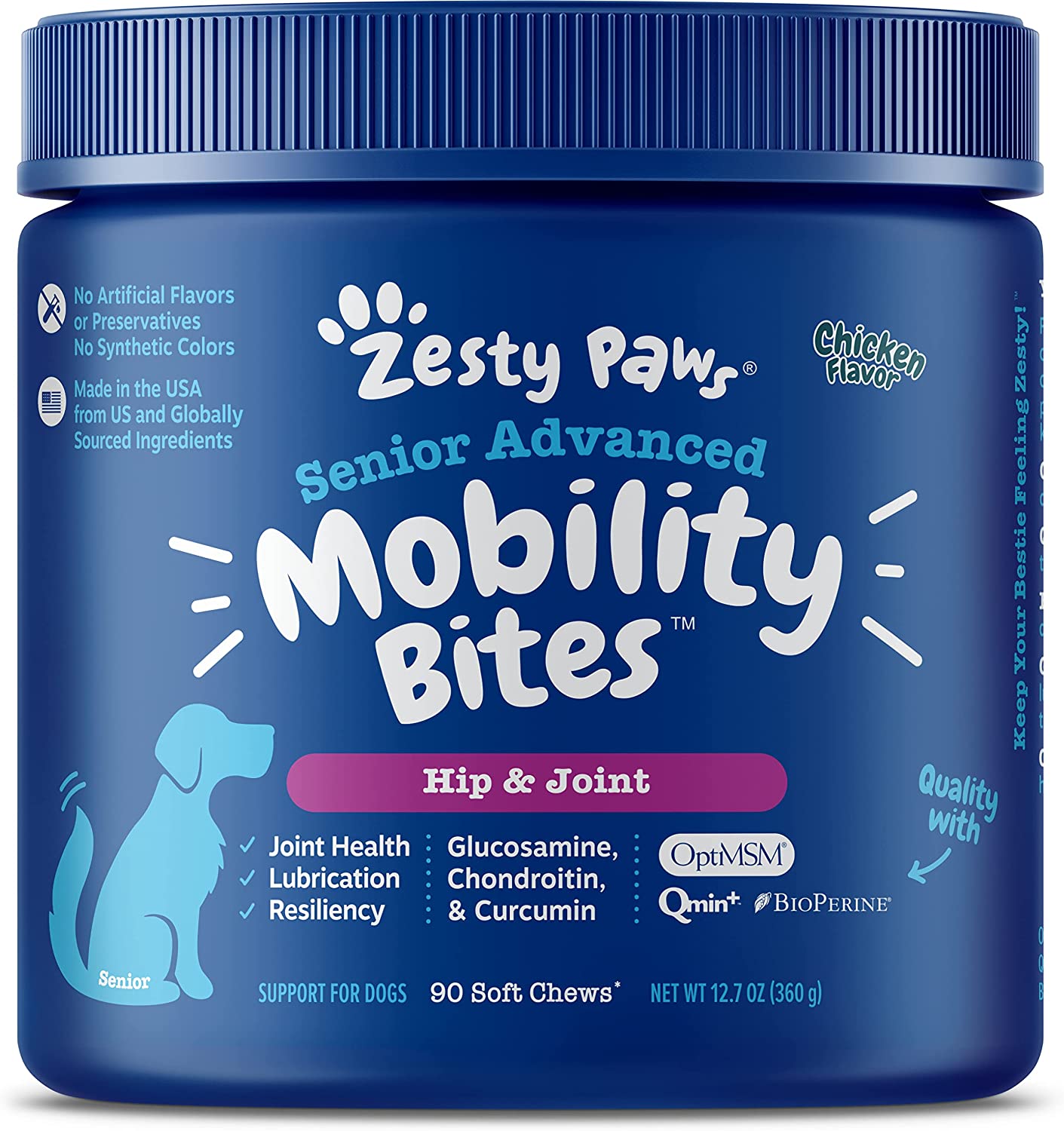 Zesty Paws Senior Advanced Mobility Bites