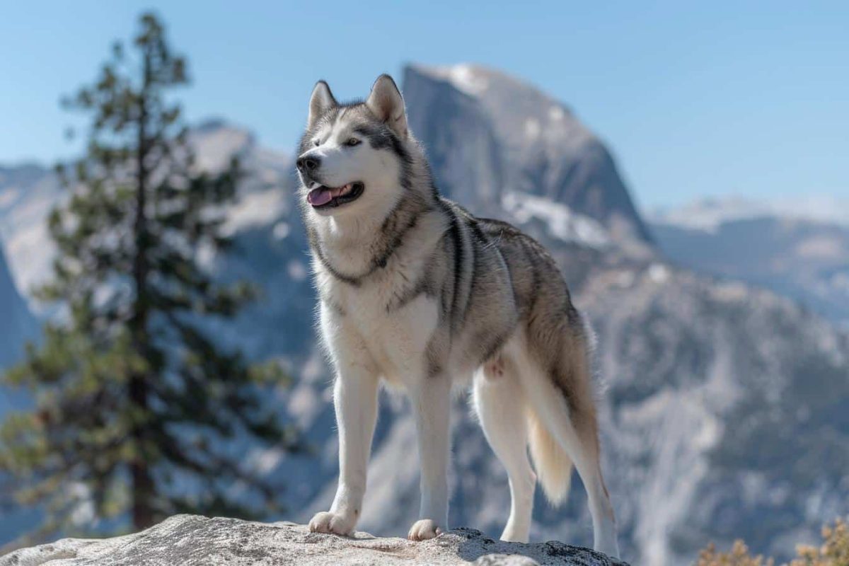 11 Rugged Dog Breeds That Make The Best Hiking Buddies 6 Alaskan Malamute, powerful and steady, thriving on rugged outdoor trails.