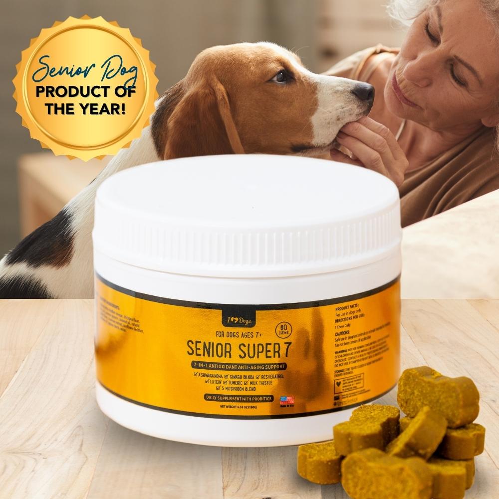 iHeartDogs Senior Super 7 Daily MegaVitamin