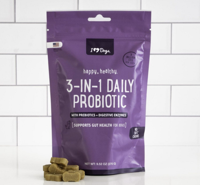 iHeartDogs probiotic supplement